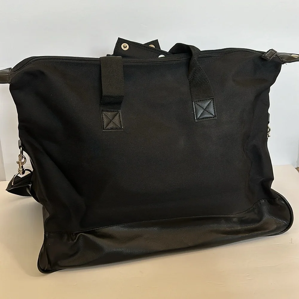 Calvin Klein black Travel Duffle Gym Carry On Bag No Pockets